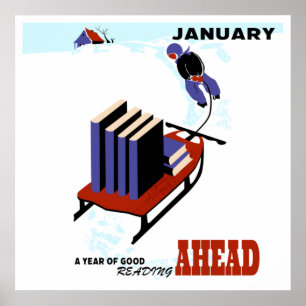 Gutes Lesen voraus WPA Poster