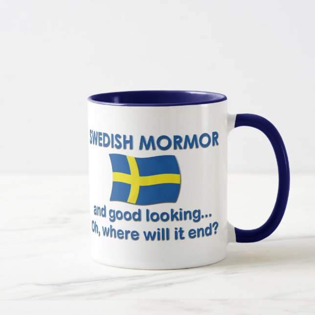 Gutes Lkg Schwede Mormor (Großmutter) Tasse (Rechts)