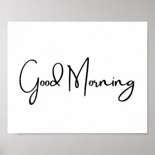 Gutes Morgenposter Poster