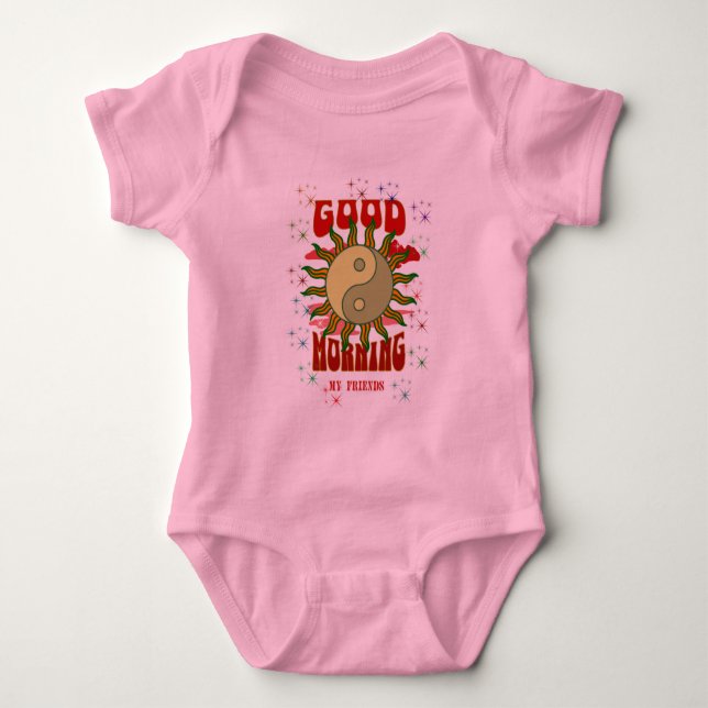 GUTES MORNING, Baby Bodysuit Baby Strampler (Vorderseite)
