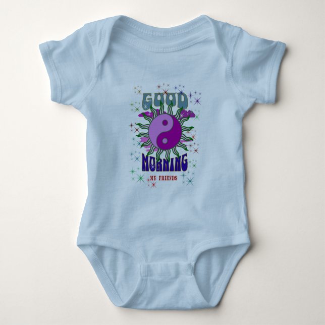 GUTES MORNING, Baby Bodysuit Strampler (Vorderseite)