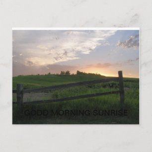 GUTES MORNING SUNRISE POSTKARTE