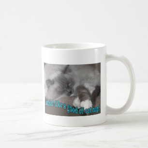 gutes ol Katzen-Nickerchen Kaffeetasse