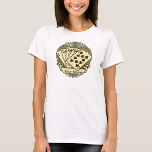 Gutes Poker-Hand-T-Shirt T-Shirt