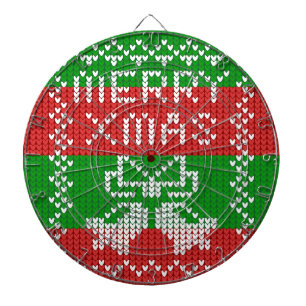 Gutes Pullover-Muster Jingle Glocken Merry Xmas Ga Dartscheibe