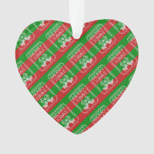 Gutes Pullover-Muster Jingle Glocken Merry Xmas Ga Ornament