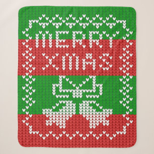 Gutes Pullover-Muster Jingle Glocken Merry Xmas Ga Sherpadecke