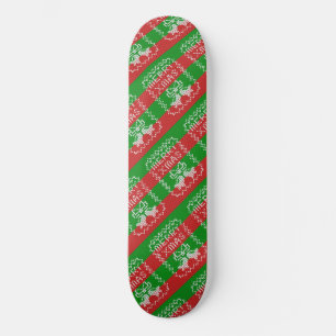 Gutes Pullover-Muster Jingle Glocken Merry Xmas Ga Skateboard