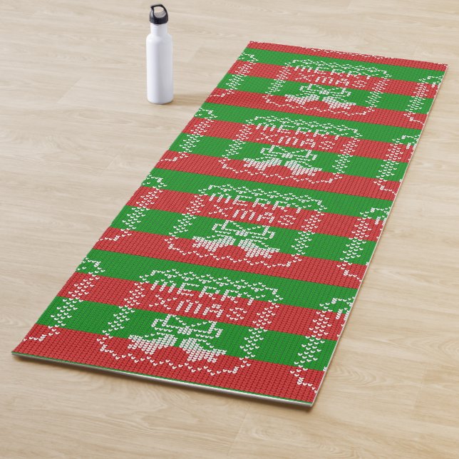Gutes Pullover-Muster Jingle Glocken Merry Xmas Ga Yogamatte (Beispiel)