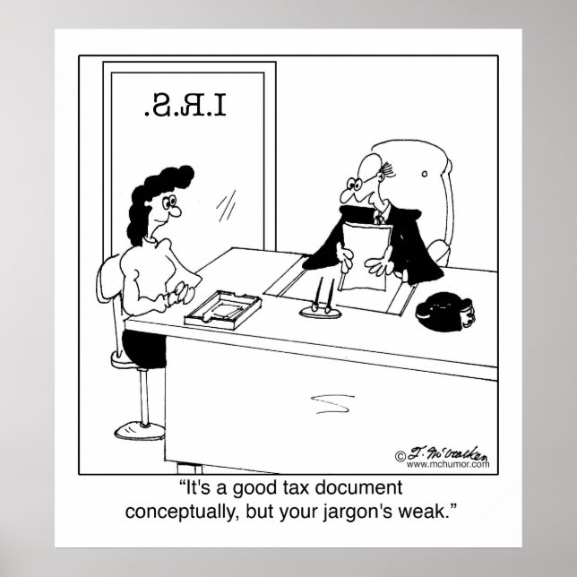 Gutes Steuerdokument Poster (Vorne)