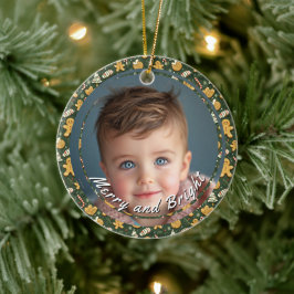 Gutes und helles Foto für benutzerdefiniertes Kind Keramik Ornament