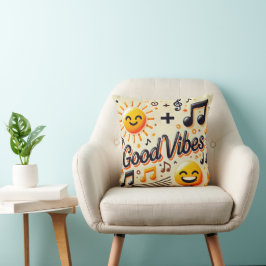 ☀️ + 🎶 = GUTES VIBES Kissen Kissen