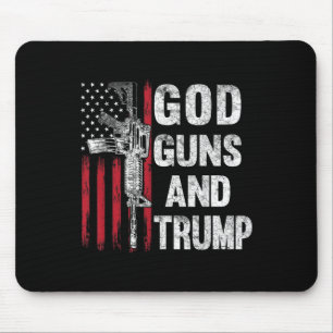 Gütesiegel "Guns" und "Trump 2. Mousepad