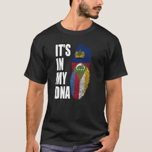 Gütesiegel Liechtenstein und Komoren für das DNA-E T-Shirt