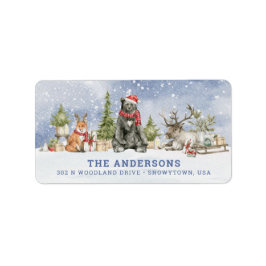 Gütesiegel Waldtiere Adressaufkleber