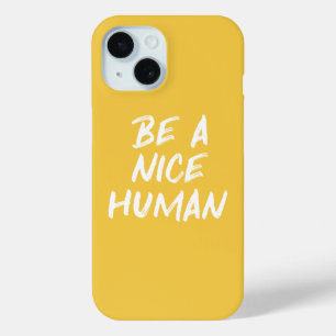 Gütezitat sei ein schönes Gelb des Menschen Case-Mate iPhone Hülle