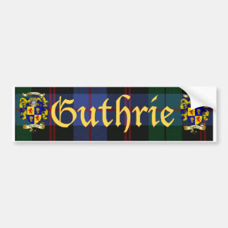 Guthrie Wappen Autoaufkleber