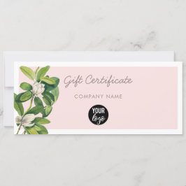 Gutschein für Blush-Pink-Firmenlogos