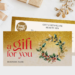 Gutschein für Geschenkgutscheine für Weihnachtsfei