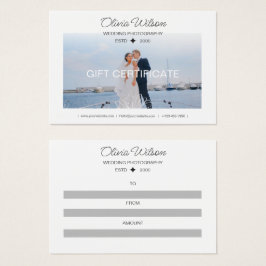Gutschein für Hochzeitfotografie