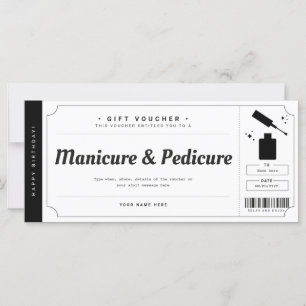 Gutschein für Manicure Pedicure