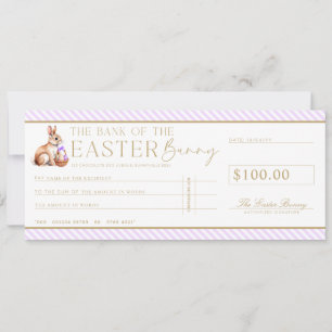 Gutscheinkarte für Lilac Lila Oster Karo Einladung