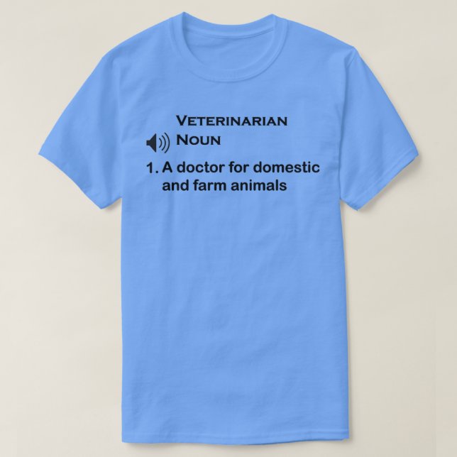 Gutschrift für die Benennung im Veterinärbereich 2 T-Shirt (Design vorne)
