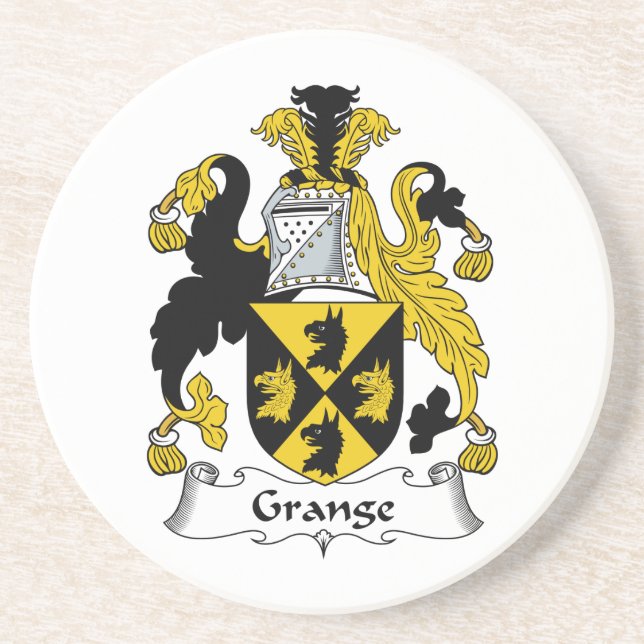 Gutshof-Familienwappen Getränkeuntersetzer (Vorne)