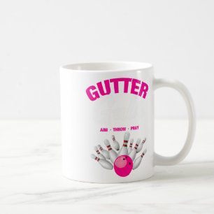 Gutter Gals Lustiger Bowling-Mannschaftsname Fraue Kaffeetasse