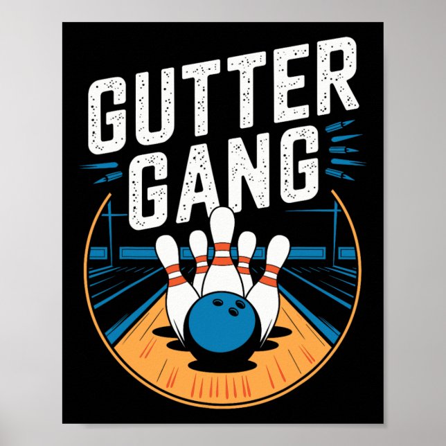 Gutter Gang Bowling 4  Poster (Vorne)
