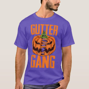 Gutter Gang Lazy Halloween-Kostüm Kürbis Jack O T-Shirt