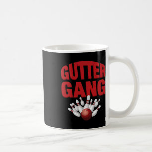 Gutter Gang Lustiger Bowling-Mannschaftsname passe Kaffeetasse