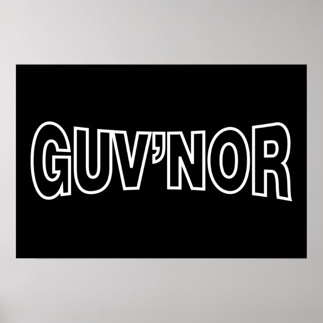 GUV'NOR POSTER (Vorne)