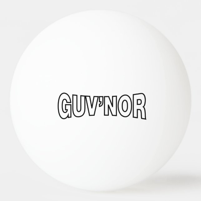 GUV'NOR TISCHTENNISBALL (Vorderseite)