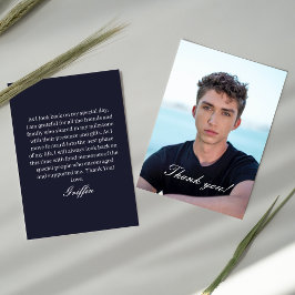 Guy Grad Carte de remerciements de graduation mode