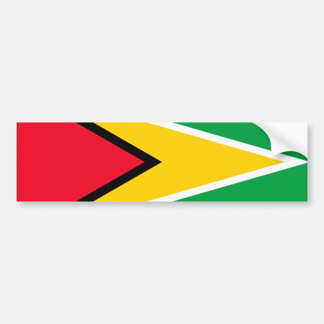 Guyana Autoaufkleber (Vorne)