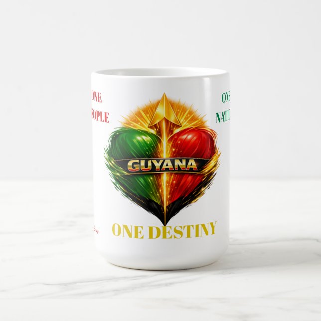 Guyana bunt  kaffeetasse (Mittel)