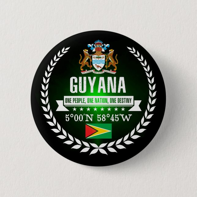 Guyana Button (Vorderseite)
