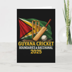 Guyana Caribbean Cricket 2025 Grenzen und Cchan Karte