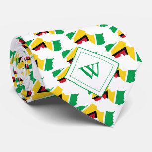 GUYANA Christlich Scripting Monogram Krawatte