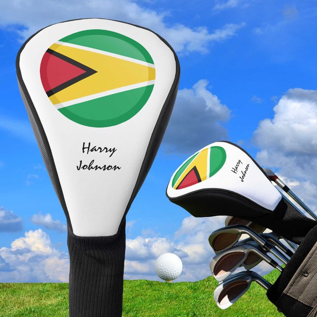 Guyana Flag & Mit Monogramm Golf Clubs Covers Headcover (Von Creator hochgeladen)