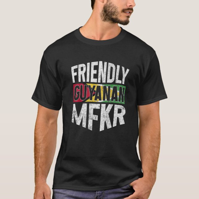 Guyana Flag Proud Guyanese Men & Women  2 T-Shirt (Vorderseite)