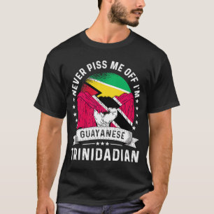 Guyana Flag Trinidad & Tobago Grown Spaß Pride T-Shirt
