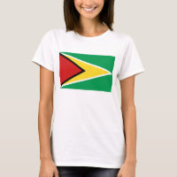 Guyana Flag x Map T - Shirt