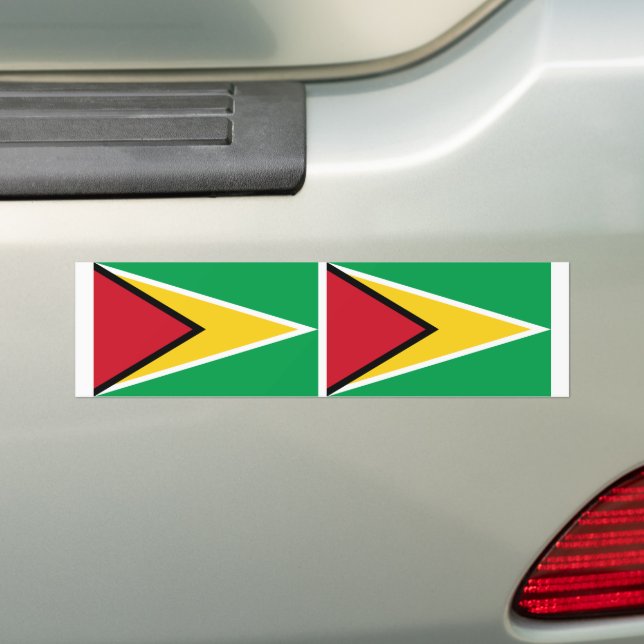 Guyana-Flagge Autoaufkleber (Auf Auto)