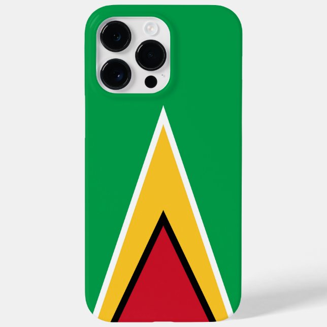 Guyana-Flagge Case-Mate iPhone 14 Pro Max Hülle (Rückseite)