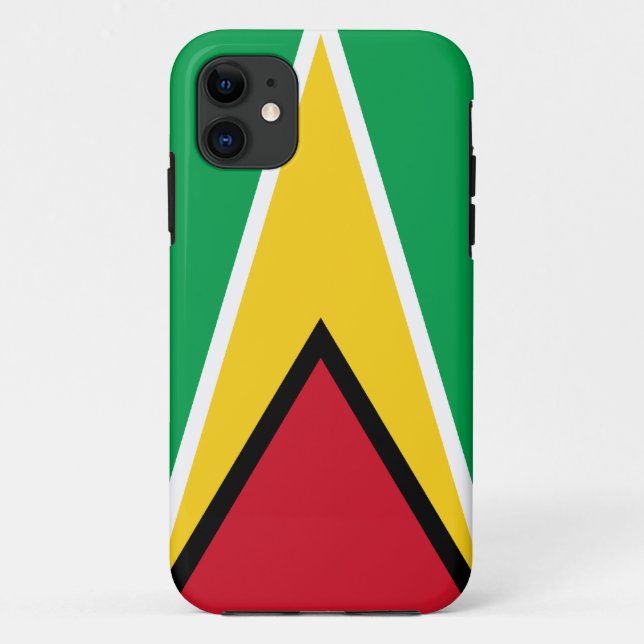 Guyana-Flagge Case-Mate iPhone Hülle (Rückseite)