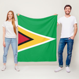 Guyana-Flagge Fleecedecke
