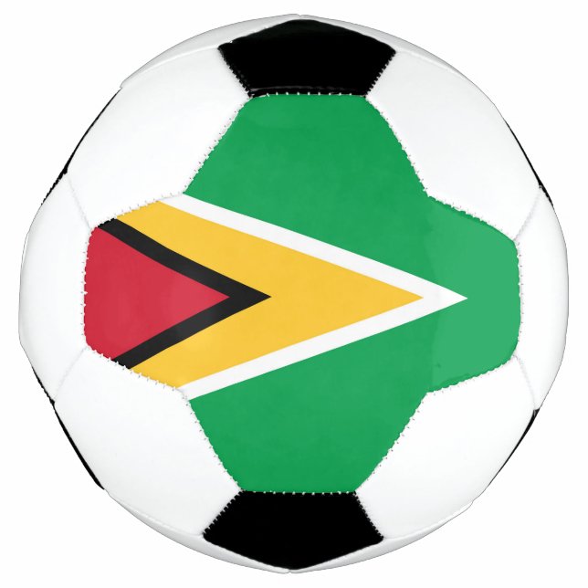Guyana-Flagge Fußball (Vorderseite)