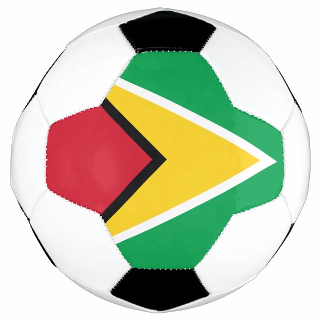 Guyana-Flagge Fußball (Vorderseite)
